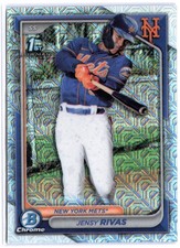 Jensy Rivas (RC) 1st Rookie Prospects Mojo Refractors 2024 Bowman Chrome BCP-251