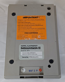 1982 Mattel Intellivision II Console Master Component 5872 - UNTESTED - No AC