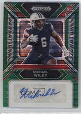 2024 Panini Prizm Draft Picks Green Pulsar 20/25 Michael Wiley #SS-MWY Auto 1a39