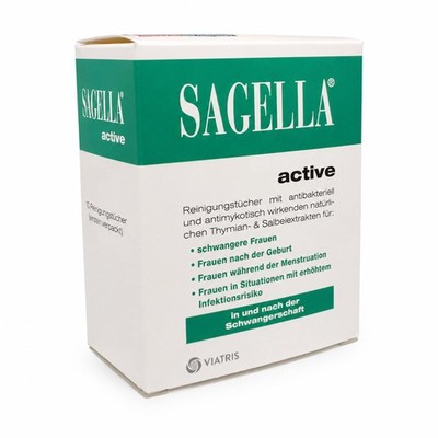 SAGELLA active Reinigungstücher 10St PZN 10123620