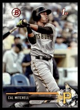 2017 Bowman Draft Cal Mitchell Pittsburgh Pirates #BD-92