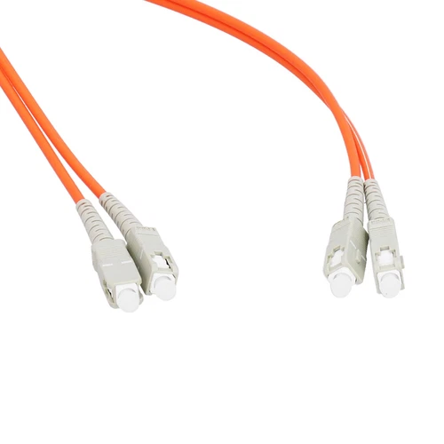 Glasfaserkabel 50/125Μm 3 Meter Multimode Dual‑Core Glasfaser Patchkabel Sc KUI