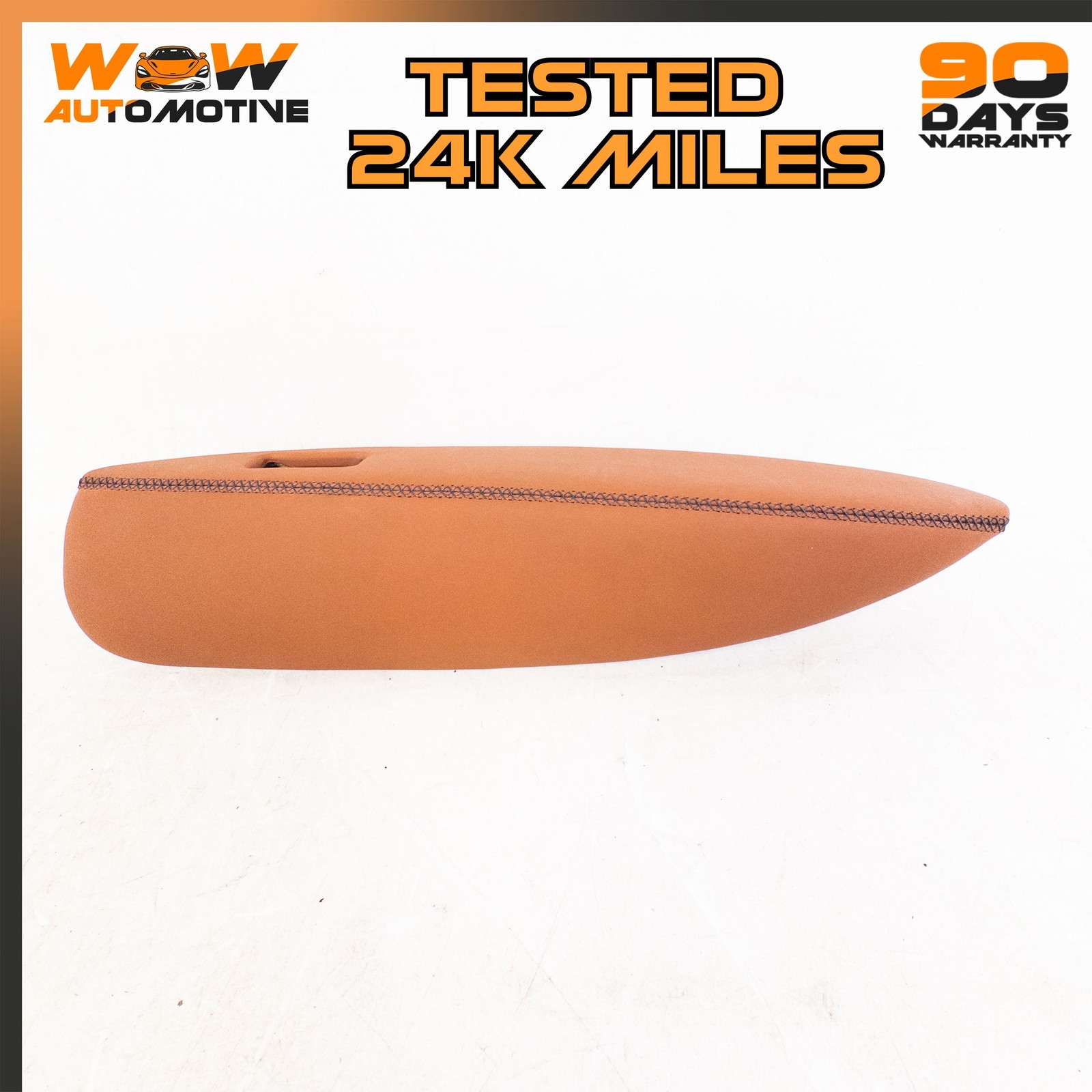 07-13 BENTLEY CONTINENTAL GTC REAR RIGHT INTERIOR DOOR PANEL ARMREST BROWN OEM  