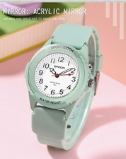 Trendy, simple, colorful, lightweight, and minimalist quartz waterproof watch