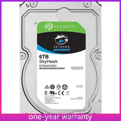 ST6000VX001 Seagate SkyHawk 6TB 3.5'' Internal Hard Drive Disk SATA 6.0Gb/s