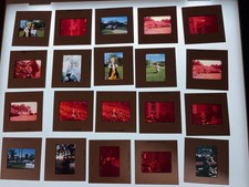 Vintage 35mm Photo Slides Lot 20 Kodak Ektachrome Family Kids Car House 1960s
