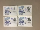 Four Israel THREE DAYS MARCH military covers with diff picture labels