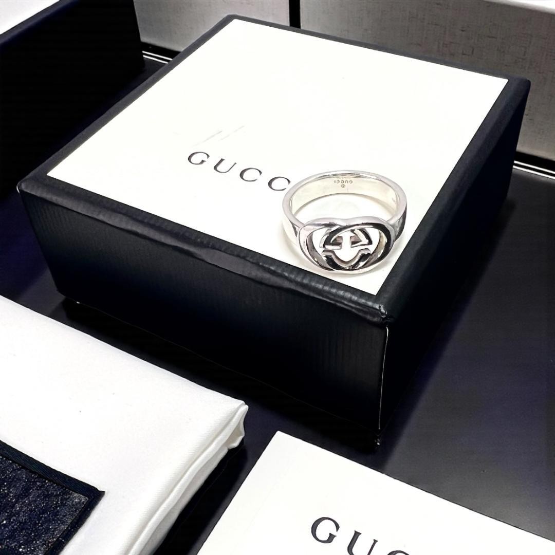 Gucci Interlocking Silver Ring 20 From Japan - image 4