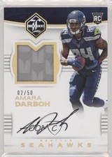 2017 Panini Limited Rookie Spotlight Gold 2/50 Amara Darboh #102 Patch Auto z5i