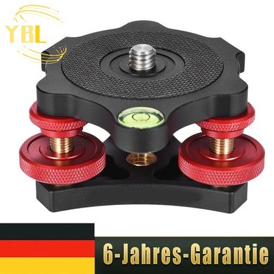 LP-64 Stativ Nivellierbasis Tri-Rad Precision Leveler mit Blase Level 3/8'' DE