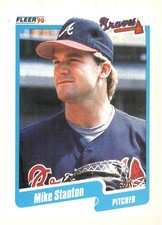1990 Fleer #596 Mike Stanton