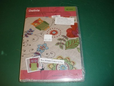 NEW Owlivia Bernina #21005 OESD Multiformat CD Embroidery