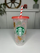 Starbucks Gingerbread Cold Cup Christmas 24oz – Limited Holiday Edition Cup