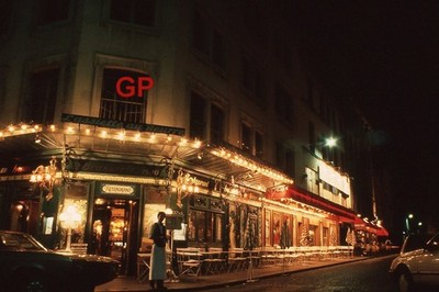 #XX139- mo Old 35mm Slide Photo- Cafe de la Paix in Paris France- Street - 1983