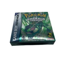 Nintendo GameBoy Advance Game Box Only Inserts Protector Pokemon Emerald