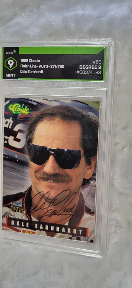 Tarjeta Dale Earnhardt SR Autógrafo Firma Nascar-1994 Finish Line 371/750 Como Nueva-9 Foto 3 de 4