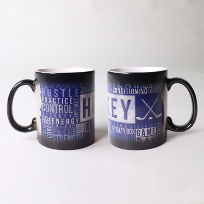 Morphing Mugs Sports (Hockey Words) Heat-Sensitive Mug