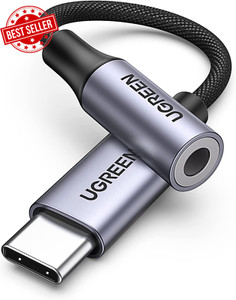 UGREEN USB C to 3.5mm Audio Adapter Type C to Headphone Aux Jack Dongle 24bit/96