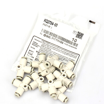 1Bag/10pcs SMC KQ2T04-00A - Push-In to Push-In Pneumatic Tubing Fitting  KD