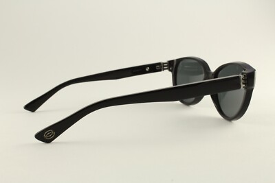 Rare Authentic Vintage Cartier Black Silver Sunglasses 52mm  display picture 1