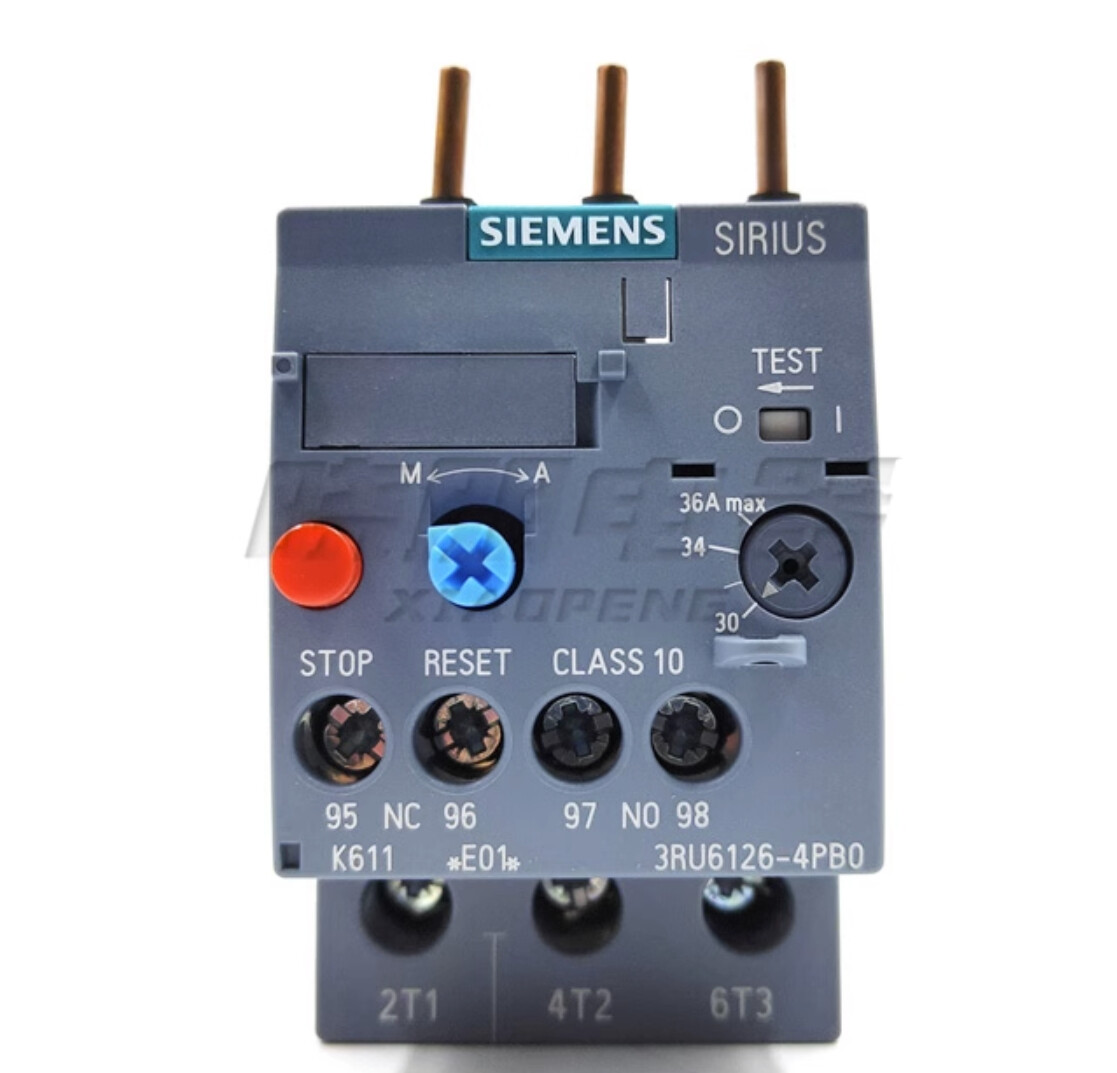 SIEM 3RU2126-4PB0 Überlastrelais 30-36A Motorschutz S0, Class 10, Schützanbau