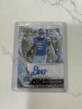 Dazz Newsome 2021 Prizm Draft Picks Silver Disco Rookie Auto!
