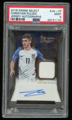 2016 Panini Select Soccer Christian Pulisic Rookie Patch AUTO/99