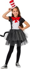 Dr. Seuss Kids Cat in the Hat Dress Costume Officially Licensed Kids Medium 8-10