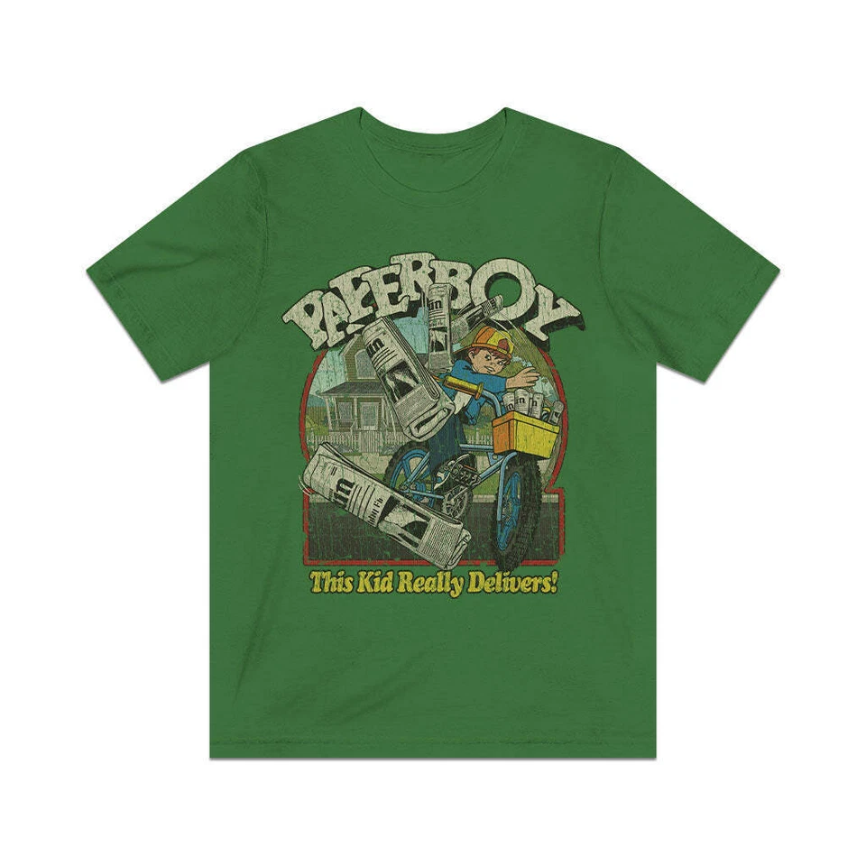 Paperboy Arcade 1985 Vintage Men's T-Shirt - Image 4 of 4