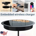 100W Fast Wireless Charger Desktop Embedded Charging Base for iPhone Samsung A