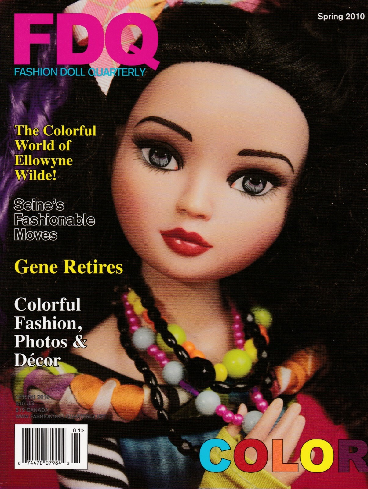 Fashion Doll Quarterly FDQ Magazine Spring 2010 Ellowyne Seine