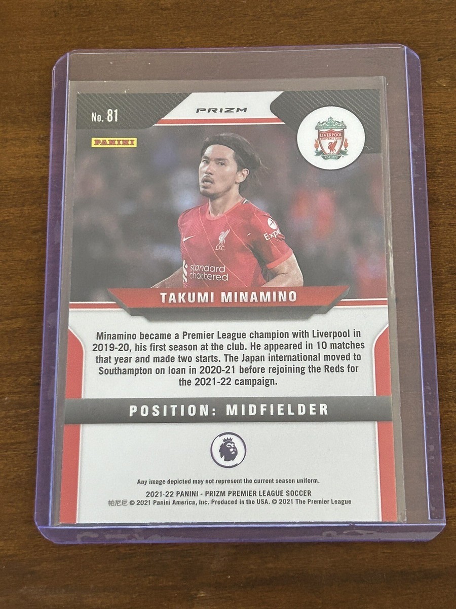 その他 Panini Prizm Minamino Takumi Tiger prizm 2022 Prizm World Cup Qatar Takumi Minamino Signatures -Green