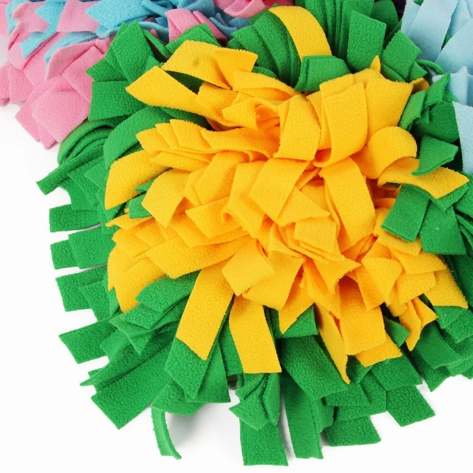 Hunde Schnüffelteppich Futtermatte Schnüffelwiese Trainingsmatte Spielzeug 45cm - Bild 4 von 4