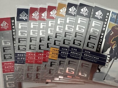 2002-03 SP Authentic SP & FW Rookies Pick One! Complete your Set!
