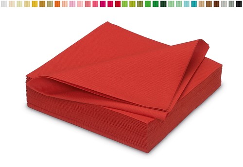 25 Servietten 40x40cm Stoffähnlich in Premium Qualität Hochzeit Stoffoptik Deko - Bild 8 von 23