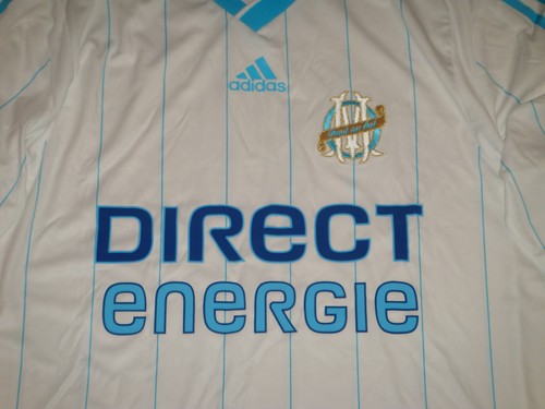 Camiseta deportiva de fútbol americano Adidas edición jugador del Olympique de Marsella Formotion 2009-10 - Imagen 2 de 3