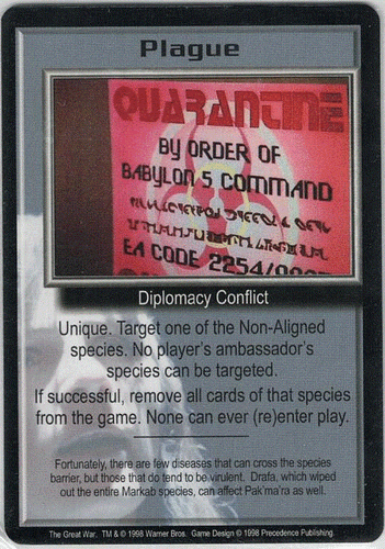 Babylon 5 CCG The Great War Ed Individual Card Sale Near Mint or Better Part 3/4 - Picture 7 of 27