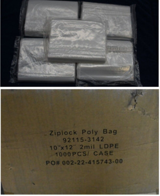 10'' x 12'' 2 Mil Large Clear Plastic Resealable Zipper Seal Locking Bags 1000 Pc