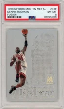 Dennis Rodman 1998 SkyBox Molten Metal Fusion #47F 53/250 [PSA8]