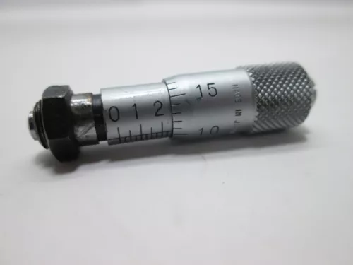 Mitutoyo 148-208 Miniature Micrometer Head, Range: 0-0.25", Stem Dia: 0.25"