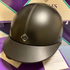 Charles Owen JR8 Black Painted Helmets - BLOW OUT SALE Several Sizes - Brand NEW