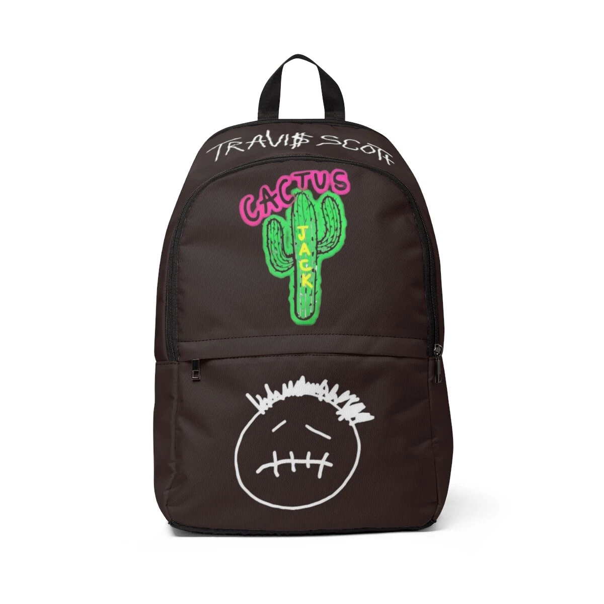 Travis Scott Backpack Cactus Jack Black Logo Bag