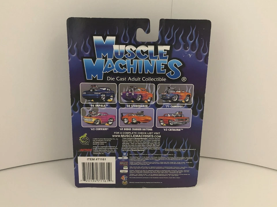 Muscle Machines Limited '50 Studebaker with White Tires 04-56 1:64 Scale on Card - Image 3 of 3