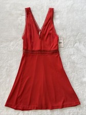 New With Tags Free People Size 4 King of My Heart Minidress Red $98