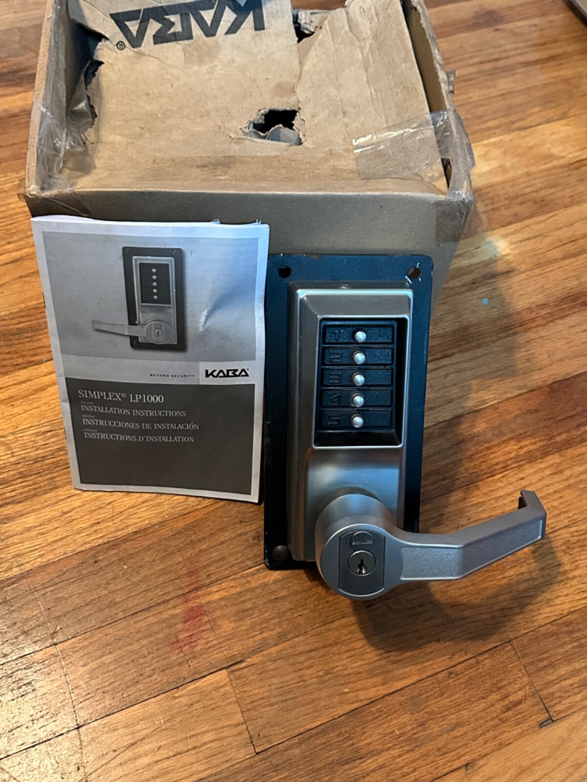 Kaba Simplex LP1000 Silver Made for panic bar, has code, no control key ...