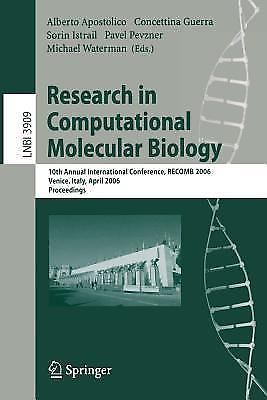 Lecture Notes in Computer Science Ser.: Research in Computational ...
