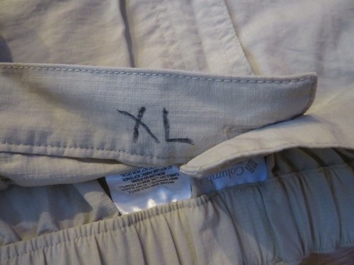 COLUMBIA mens XL (38) x30/ 7.5" PFG FISHING/ HIKING PANTS/ SHORTS convertible - Picture 7 of 10