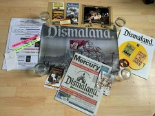 Banksy Dismaland Programme, Poster Pass Sheet Pass + lots of dismal memorabilia 