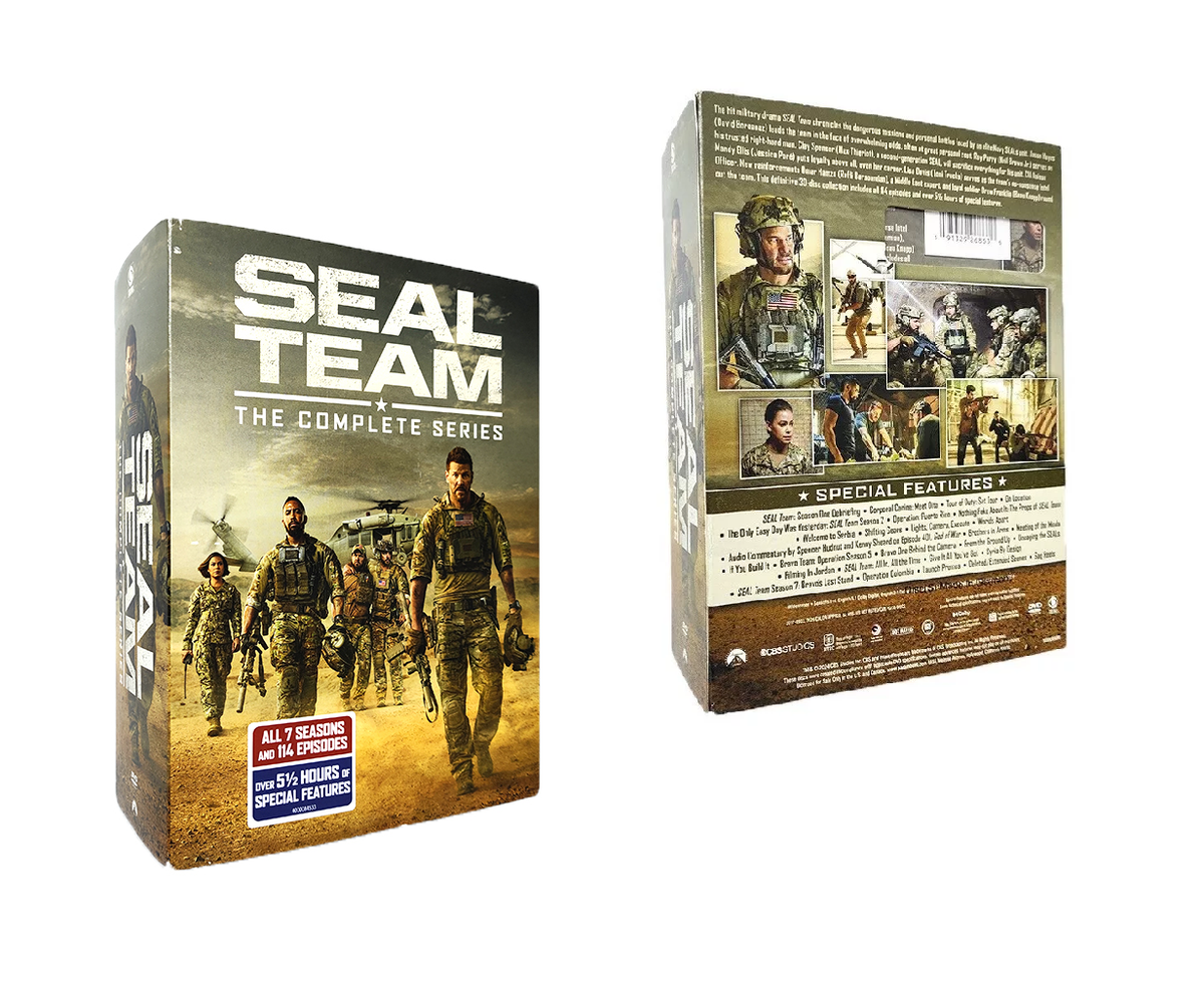 SEAL TEAM: The Complete Series,Seasons 1-7 (DVD, TV-Series, BOX