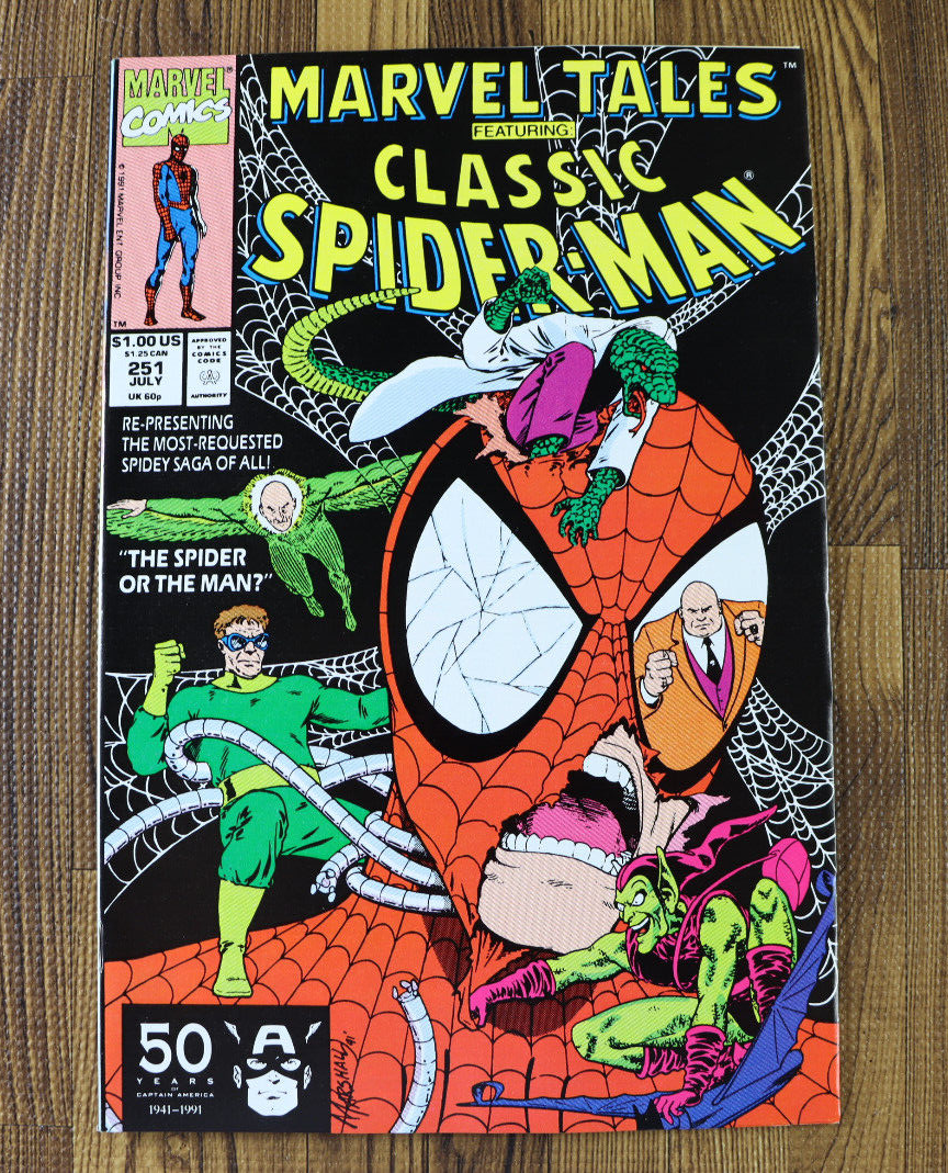 1991 Marvel Tales Featuring Spider-Man #251 VF/VF+ | eBay
